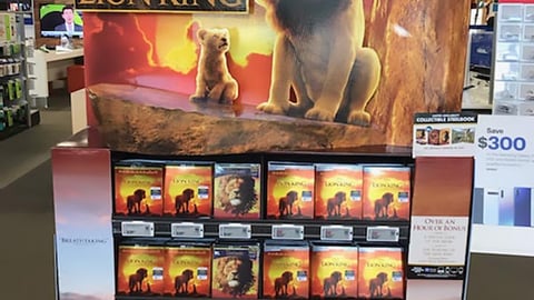 'Lion King' Best Buy Floorstand